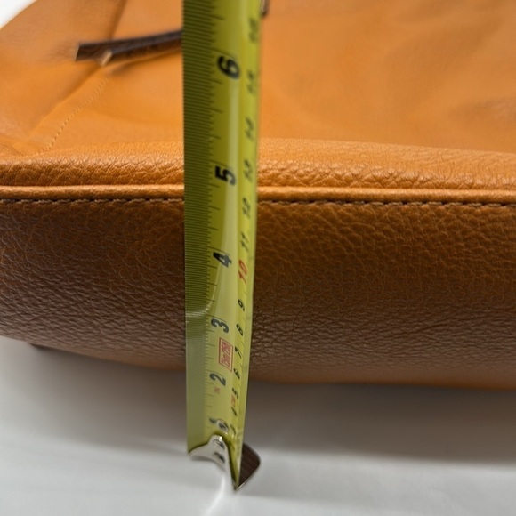 Darcy Marks London Carmel Color Leather Tote Bag TOT5608 - Picture 4 of 16